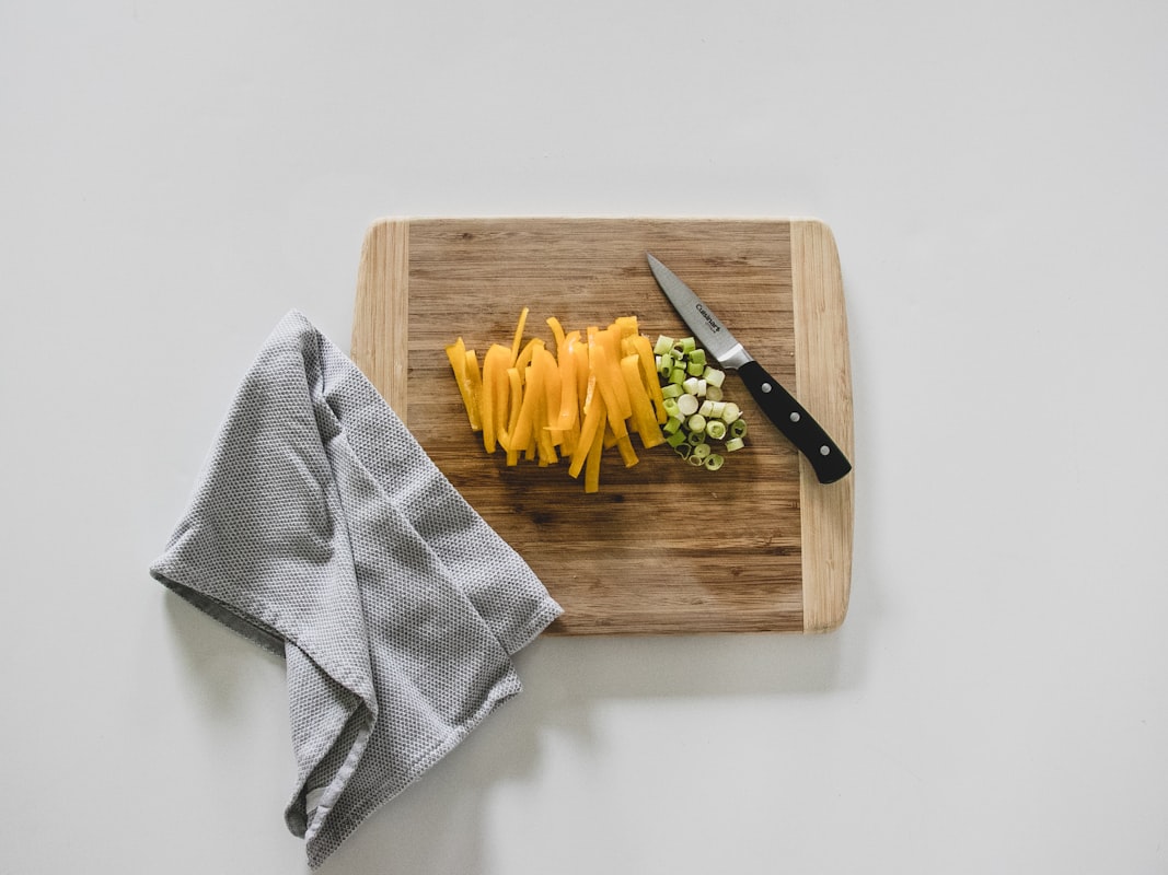 Beautiful kitchen with fresh ingredients and cooking preparation