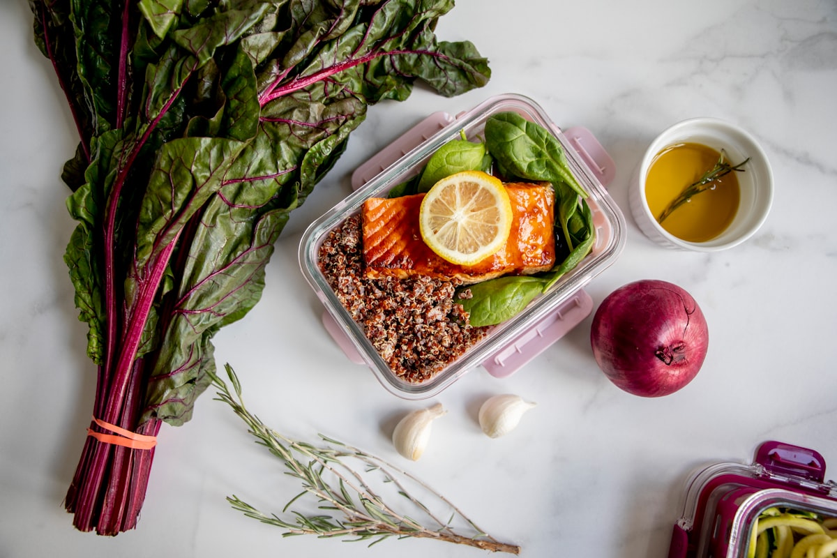 Plant-based breakfast bowl with seeds, fruit, and yogurt